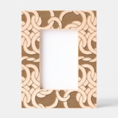 抽象的なモダンケルトノット エレガント おしゃれ メンズ レーザー彫刻フレーム (正面)