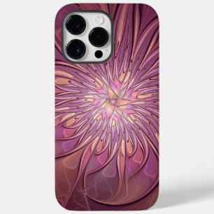 抽象的なモダンフローラル・フラクタルアート ベリーカラー Case-Mate iPhone 14 PRO MAXケース