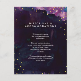 抽象的なモダン ブラック ウォーターカラー ウェディング インサート エンクロージャーカード