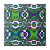 抽象的なモロッコのデザインのタイル タイル (正面)