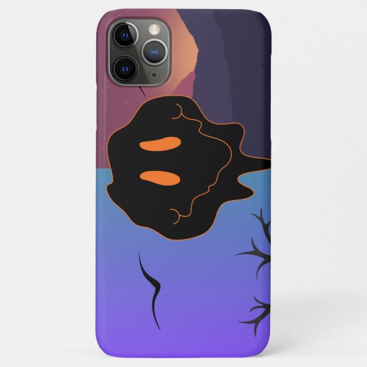 抽象的なモンスターのシルエット アーティスティックフォンケース Case-Mate iPhoneケース (裏面)