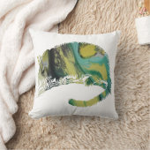 抽象的なヤマネのシルエット クッション (ブランケット)