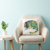 抽象的なヤマネのシルエット クッション (椅子)