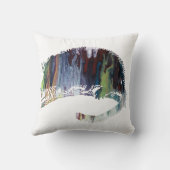 抽象的なヤマネのシルエット クッション (裏面)