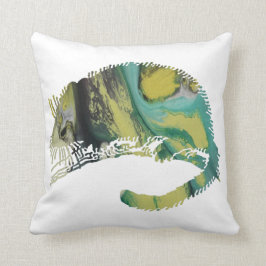 抽象的なヤマネのシルエット クッション