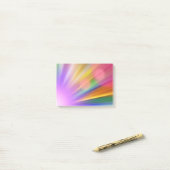 抽象的なライト ポストイット (デスク上)