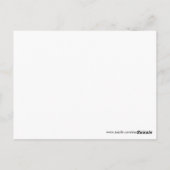 抽象的なラインおよびElipses ポストカード (裏面)