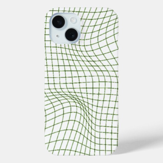 抽象的なラインアートiPhone 15ケース Case-Mate iPhoneケース (裏面)