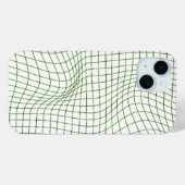 抽象的なラインアートiPhone 15ケース Case-Mate iPhoneケース (裏面 (横))