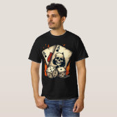 抽象的なラインアートTシャツ Tシャツ (正面フル)