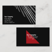 抽象的なライン 名刺 (正面/裏面)