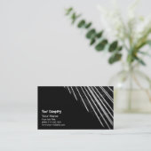 抽象的なライン 名刺 (スタンド正面)