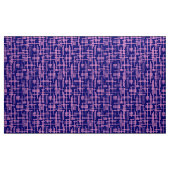抽象的なライン 120923 - 濃い青にピンク ファブリック (ヤード)