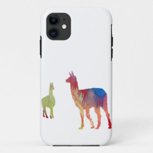 抽象的なラマのシルエット iPhone 11 ケース