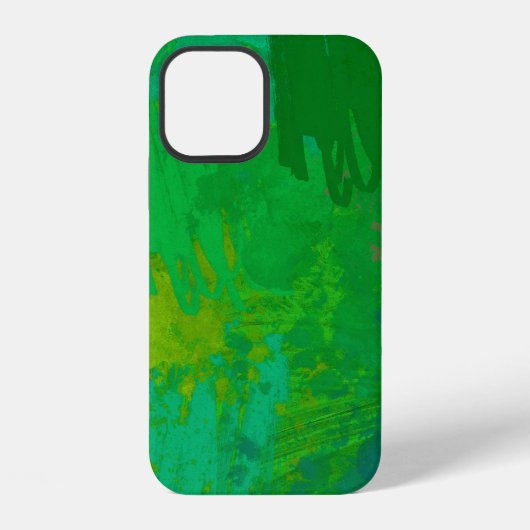 抽象的なランダムシェイプ。2Dイラスト背景 iPhoneケース (裏面)