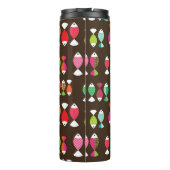 抽象的なレトロの魚の水中パターン2 タンブラー (裏面)