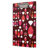 抽象的なレトロの魚の水中パターン クリップボード (左)