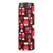 抽象的なレトロの魚の水中パターン タンブラー (裏面)