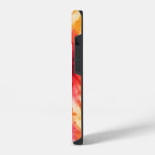 抽象的なレトロタイダイ柄のiPhone / iPadケース iPhoneケース (左側面)