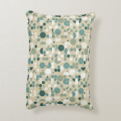 抽象的なレトロパターン アクセントクッション (裏面(縦))