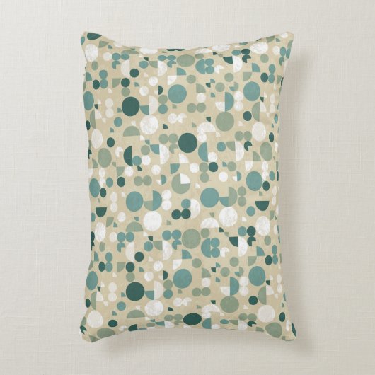 抽象的なレトロパターン アクセントクッション (正面(垂直))