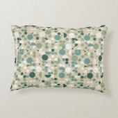 抽象的なレトロパターン アクセントクッション (裏面)