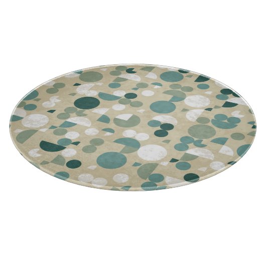 抽象的なレトロパターン カッティングボード (角)