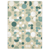 抽象的なレトロパターン クリップボード (裏面)