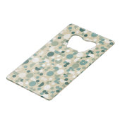 抽象的なレトロパターン クレジットカード栓抜き (正面アングル)