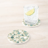 抽象的なレトロパターン コースター (側面)