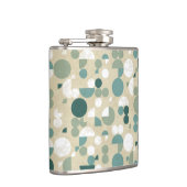 抽象的なレトロパターン フラスク (右)