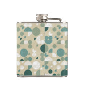 抽象的なレトロパターン フラスク (裏面)