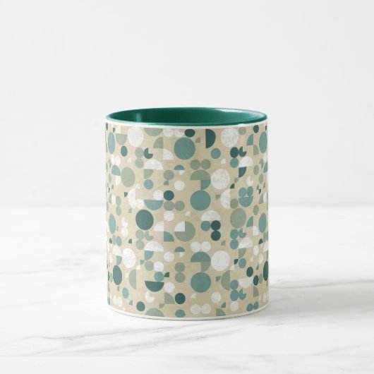 抽象的なレトロパターン マグカップ (中央)