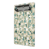 抽象的なレトロパターン ミニクリップボード (アングル2)