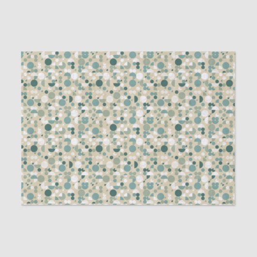 抽象的なレトロパターン 薄葉紙 (正面)