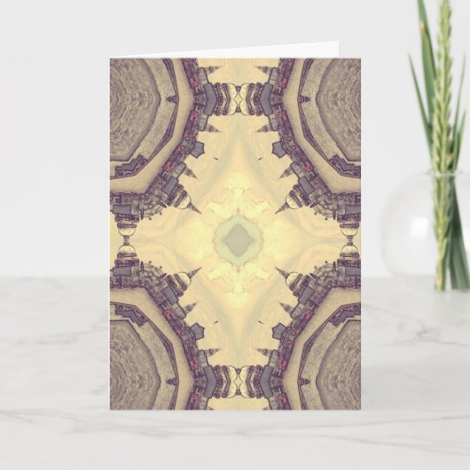 抽象的なロンドン カード (正面)