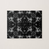 抽象的なワタリガラスのパズル ジグソーパズル (横)