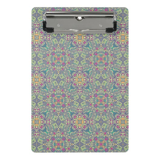 抽象的なヴィンテージの背景 ミニクリップボード (正面)