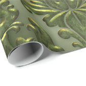 抽象的なヴィンテージアルミニウムパターン ラッピングペーパー (ロールコーナー)