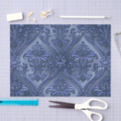 抽象的なヴィンテージアルミニウムパターン 薄葉紙 (クラフト)