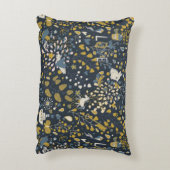 抽象的なヴィンテージパターン アクセントクッション (裏面(縦))