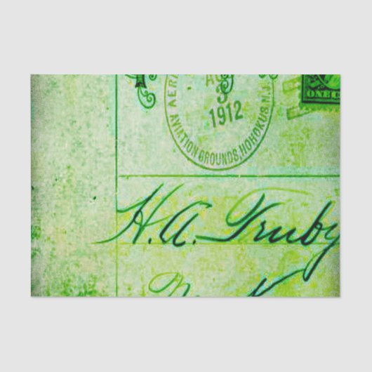 抽象的なヴィンテージパターン 薄葉紙 (正面)