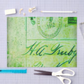 抽象的なヴィンテージパターン 薄葉紙 (クラフト)