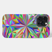 抽象的な万華鏡 iPhoneケース (裏面横)