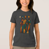 抽象的な三賢者 トライブレンドＴシャツ (正面)