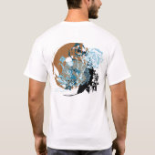 抽象的な世界のTシャツ Tシャツ (裏面)