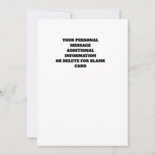 抽象的な人型の鮮やかな色彩のダンス 招待状 (裏面)