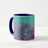 抽象的な人魚の質 マグカップ (正面左)