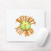 抽象的な人 マウスパッド (マウス)