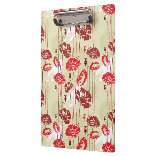 抽象的な優雅の花パターン2 クリップボード (左)